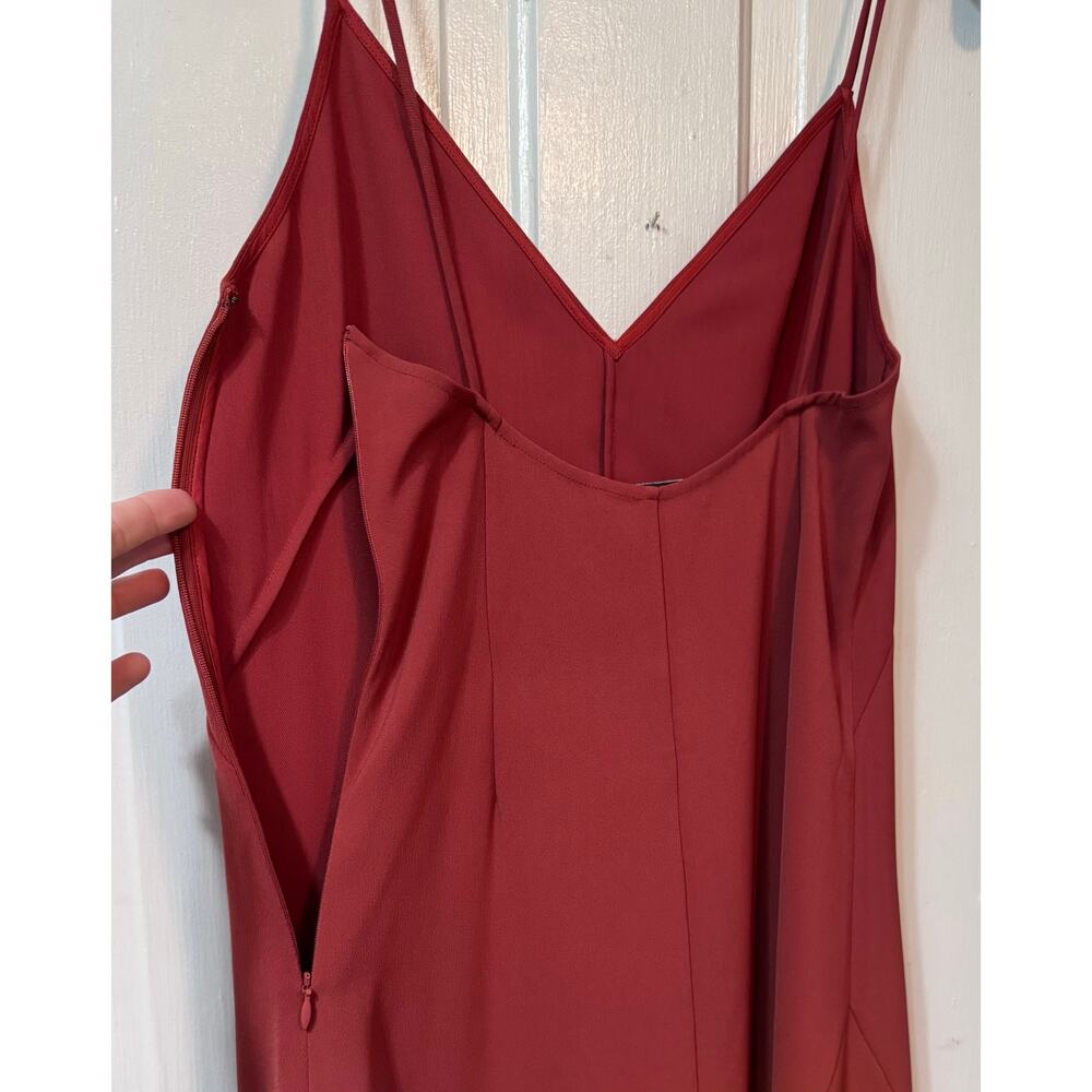 NWT Thakoon Rust Orange Slip Dress Size 4 - Picture 10 of 12